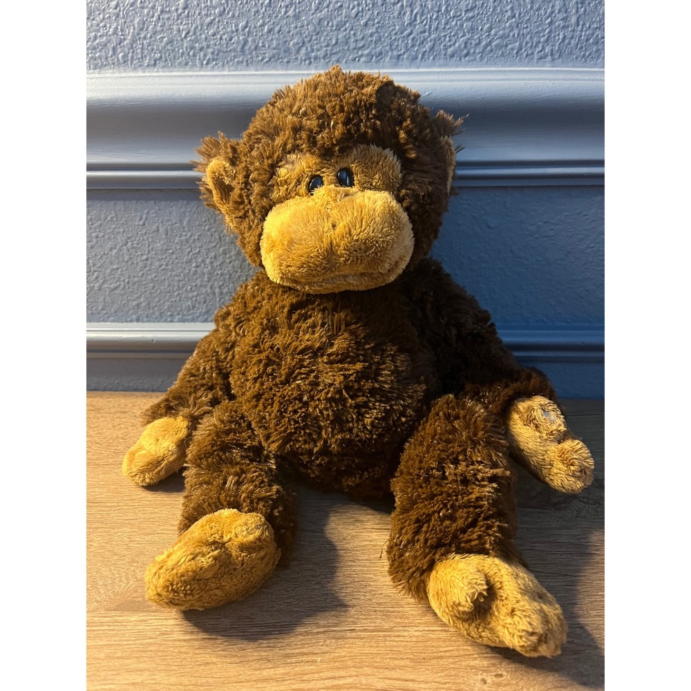 Ty Beanie Babies Monkey Brown Tan Shaggy Plush Stuffed Animal‎ 2009 40785